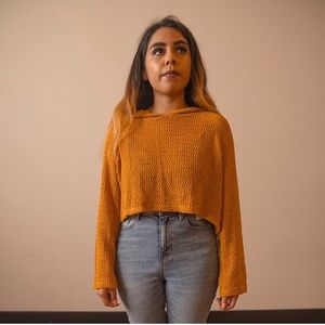 Mustard crop Sweater
